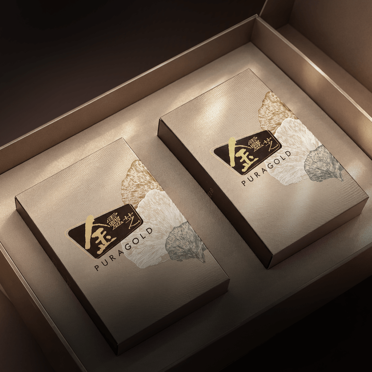 金灵芝PURAGOLD 2盒