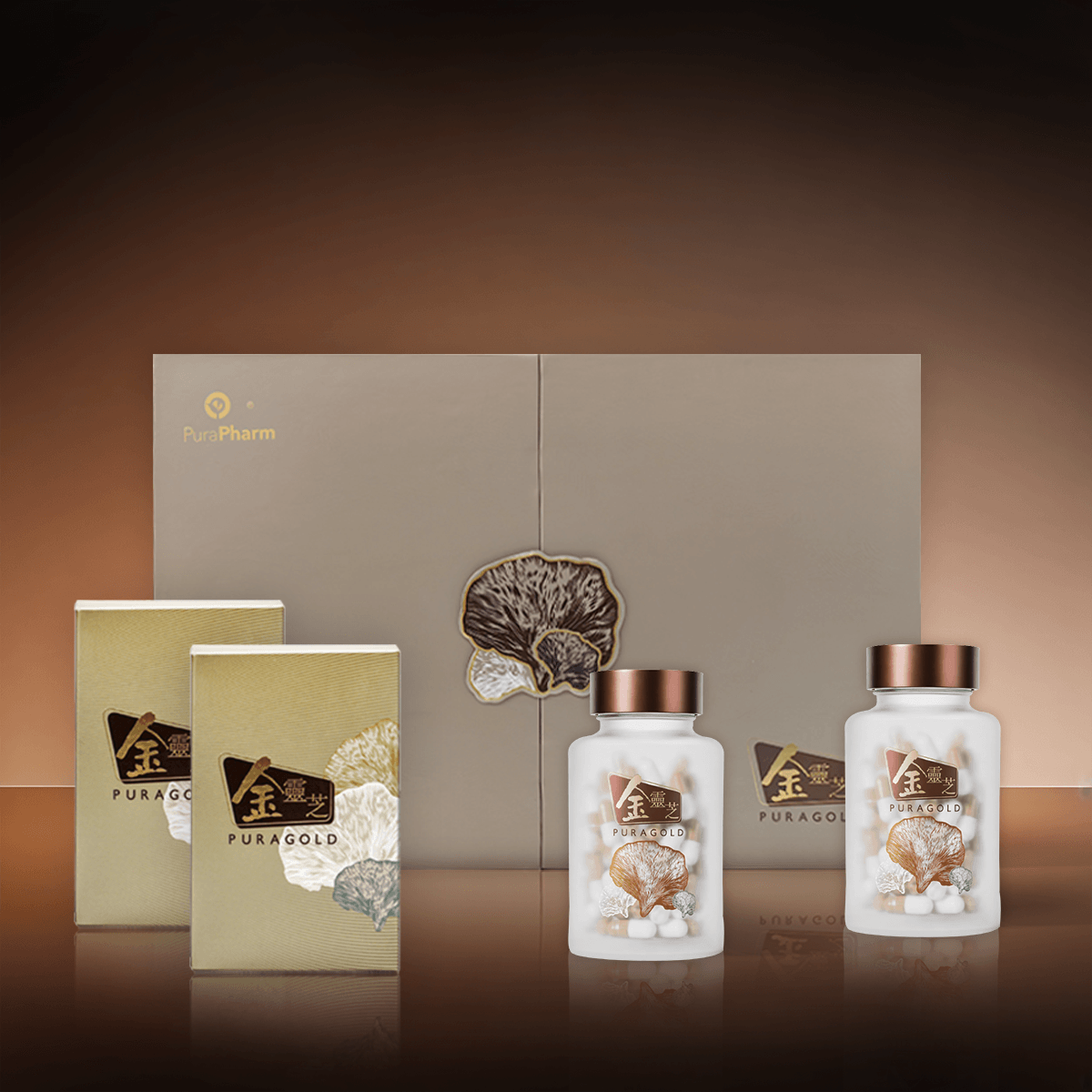 金灵芝PURAGOLD 2盒